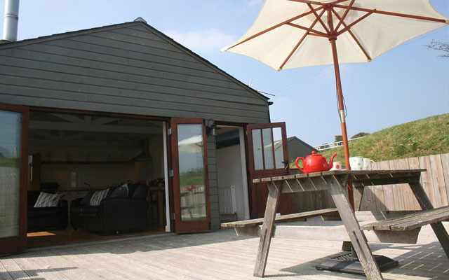 The Cowshed exterior deck